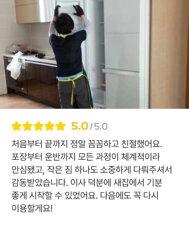 꼼꼼개미이사 리뷰